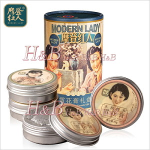 【H&B】摩登紅人 Modern Lady　雪花膏80g×4個（スペシャルBOX）